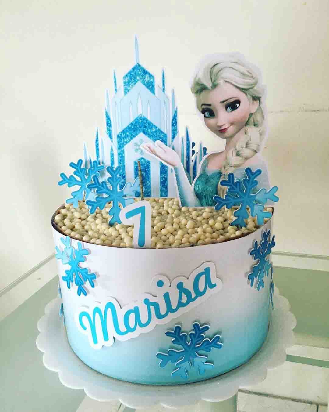 ▷ 56 Modelos de Tortas de Frozen ❄️ que te van a encantar ❤️